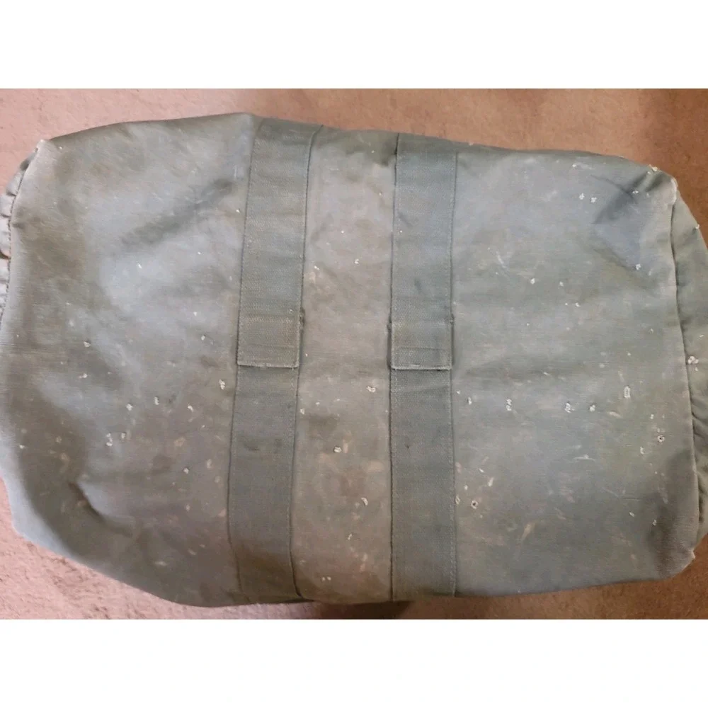 1965 Vietnam Era US Military Canvas Flyers Kit Bag Milcon Prods 21x16x11